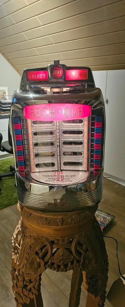 Rock ola 1555 walbox, Verzamelen, Automaten | Jukeboxen, Ophalen, Gebruikt, Rock Ola