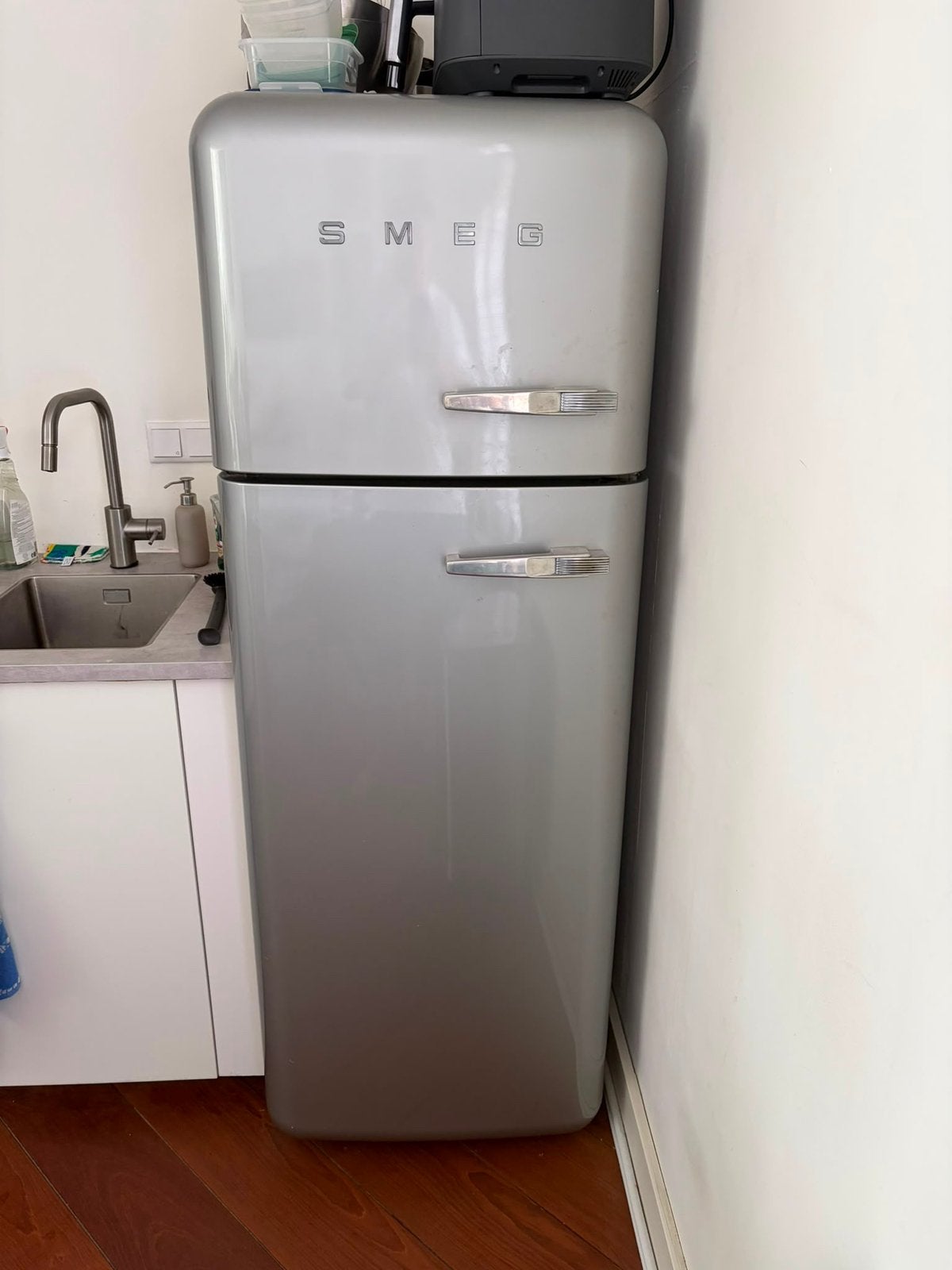 SMEG koelkast, Witgoed en Apparatuur, Ophalen, Gebruikt, Met aparte vriezer