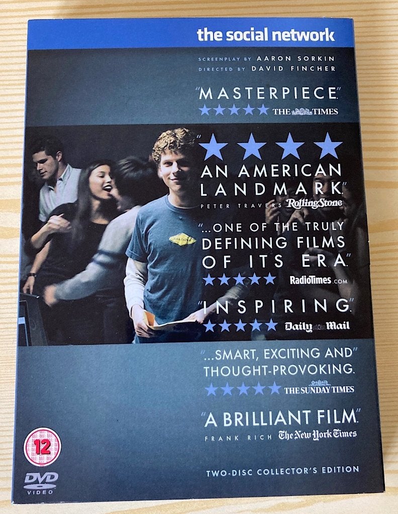 dvd The Social Network 2-disc Edition (UK Import) Facebook, Ophalen, Engels, Waargebeurd drama, Speciale editie