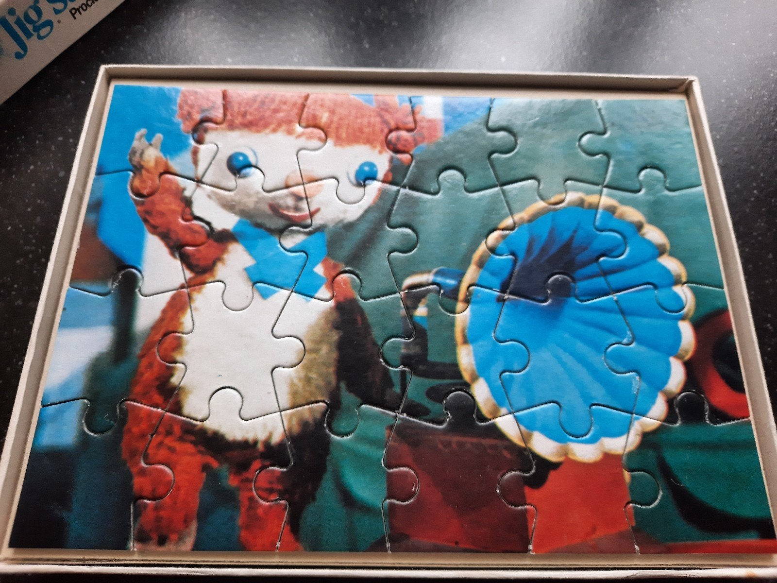 Vintage Colargol Jigsaw Puzzle Procidis 1972, Ophalen of Verzenden, Minder dan 500 stukjes, Gebruikt, Legpuzzel