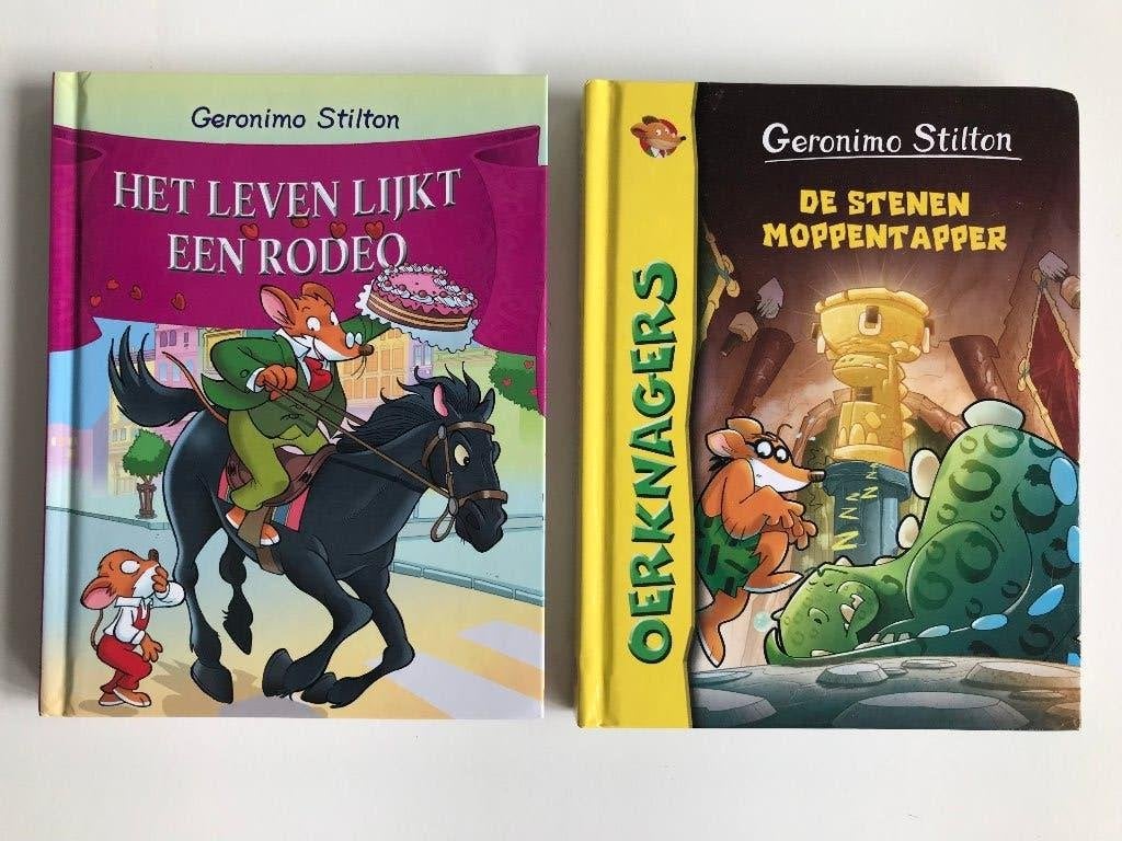 2 stuks: Geronimo Stilton verhalen voor de lees fan, Boeken, Ophalen of Verzenden, Zo goed als nieuw, Geronimo Stilton, Fictie algemeen