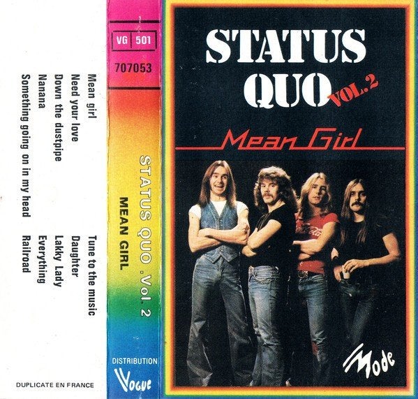 Status Quo - Mean Girl Vol. 2 Cassette, Gebruikt, 1 bandje, Ophalen of Verzenden, Voorbespeeld