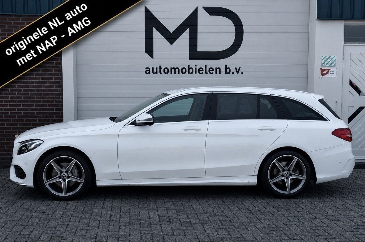 Mercedes-Benz C-klasse Estate 200 Ambition AMG - LED - NAP, 745 kg, Achterwielaandrijving, Gebruikt, 4 cilinders