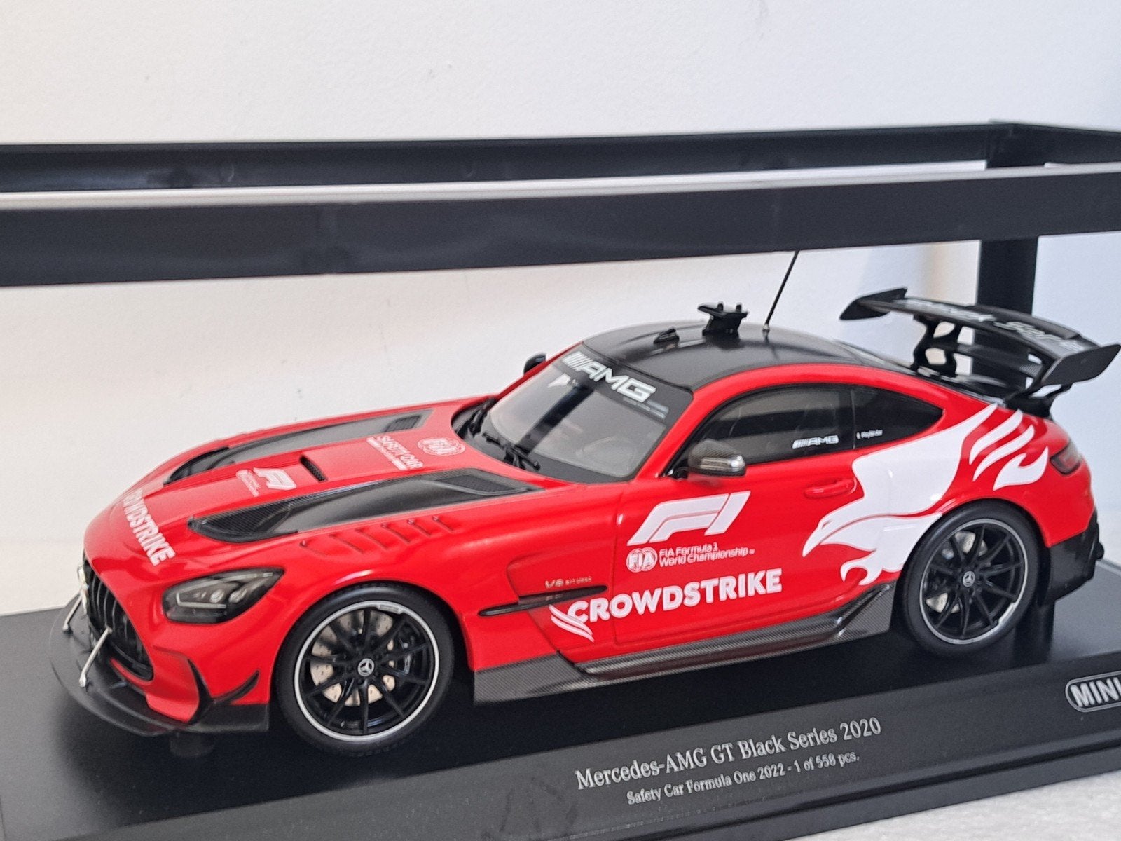 Mercedes AMG GT Black Series F1 Safety Car 2022 1/18 NIEUW, Ophalen of Verzenden, Nieuw, Auto, MiniChamps