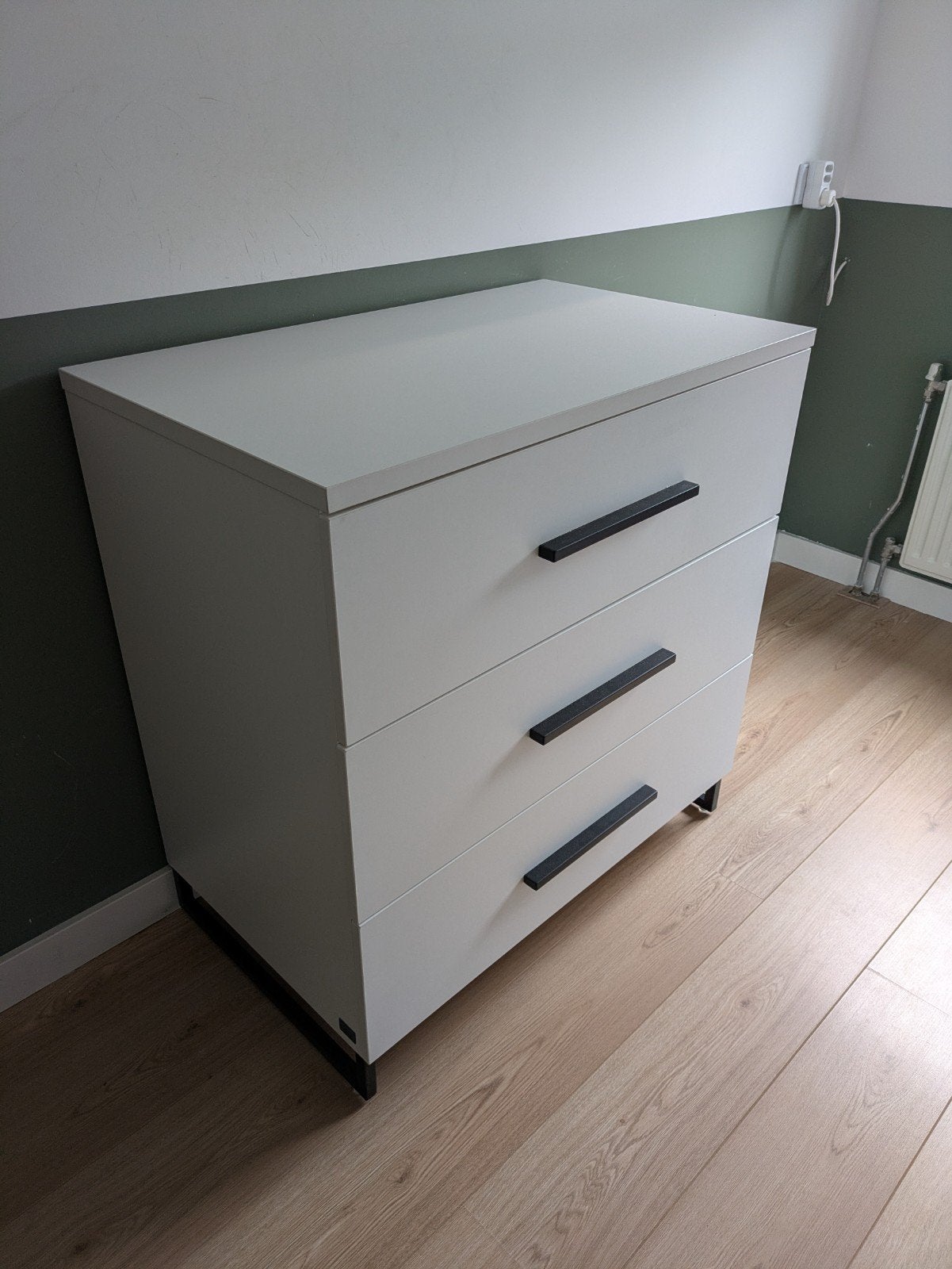 Complete babykamer: ledikant, commode, kledingkast, plank, Ophalen, Gebruikt, Jongetje of Meisje