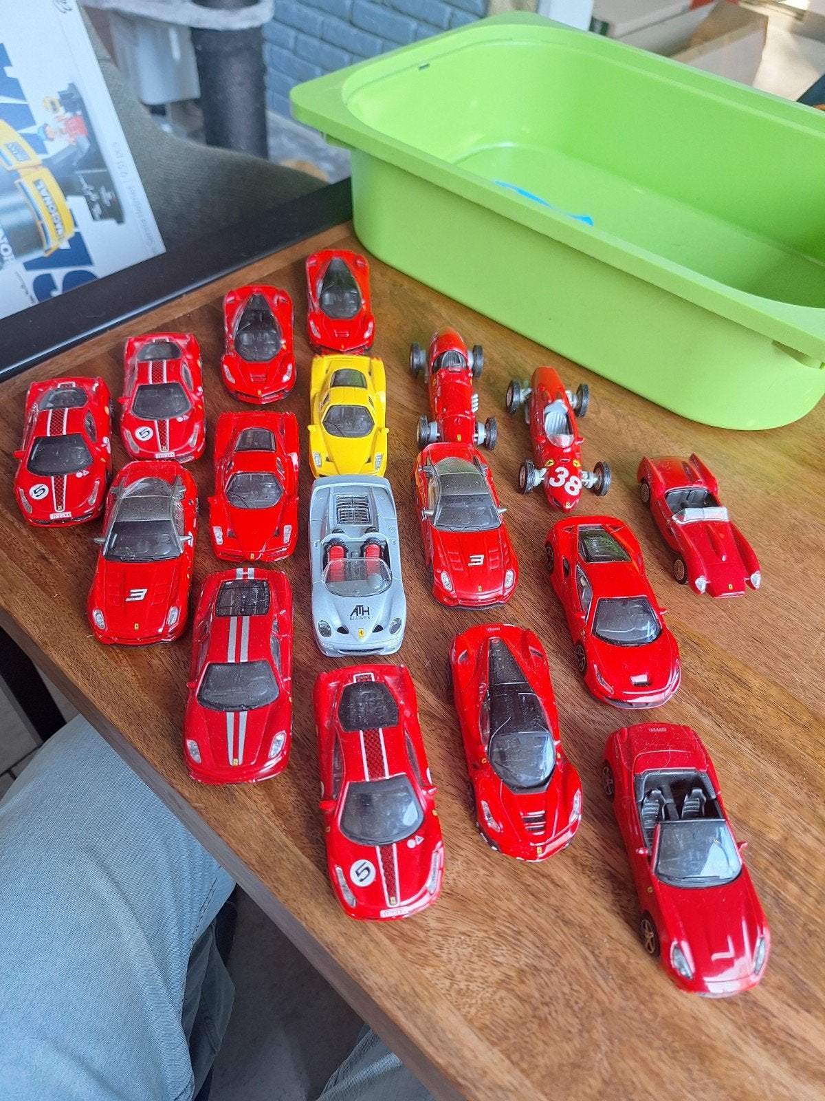 Burrago Verzameling van 18 Ferrari modelauto's, Ophalen of Verzenden, Gebruikt