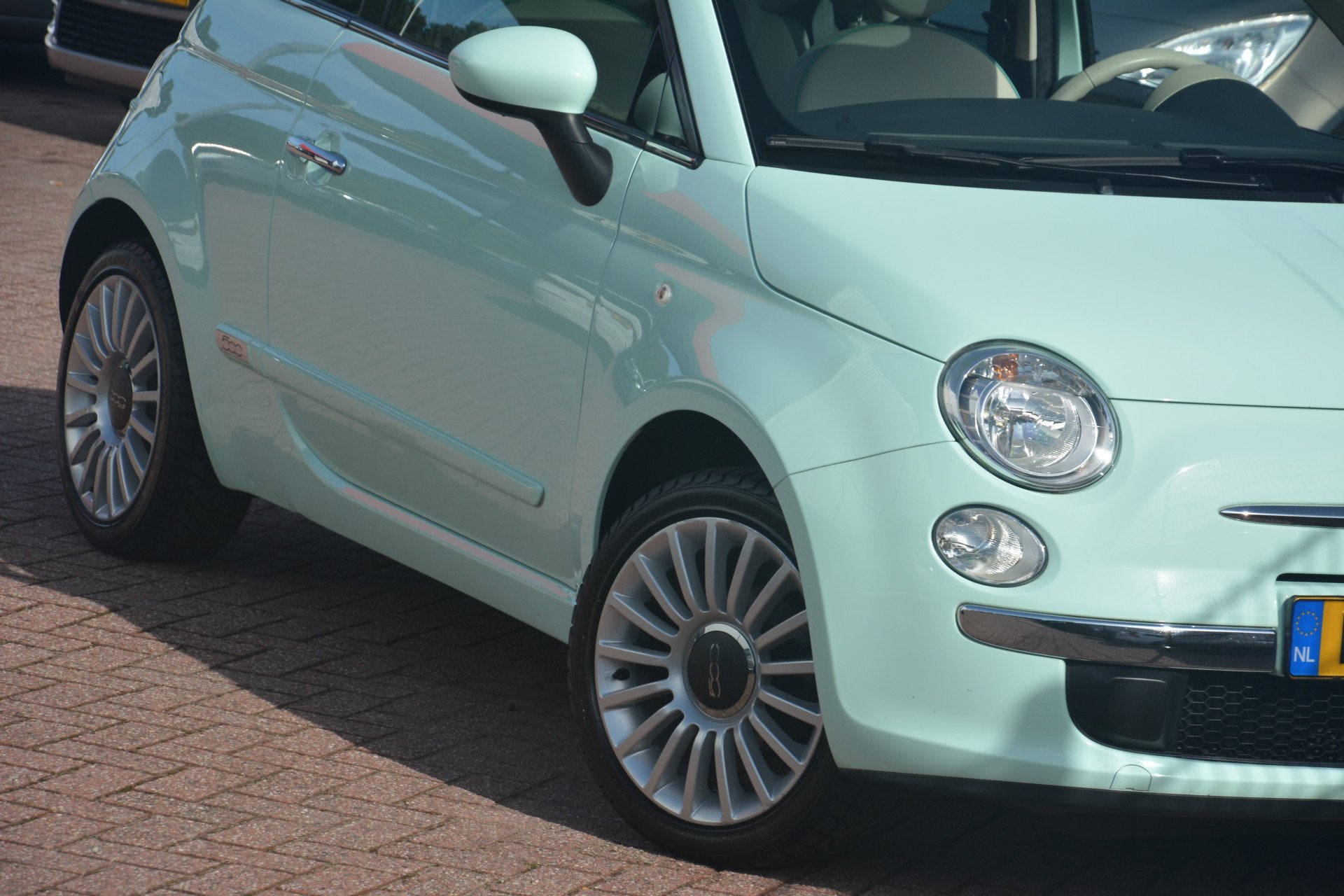 Fiat 500 1.2 Vintage '57 | Airco | Panoramadak | PDC | LMV |, Voorwielaandrijving, Gebruikt, 4 cilinders, 840 kg