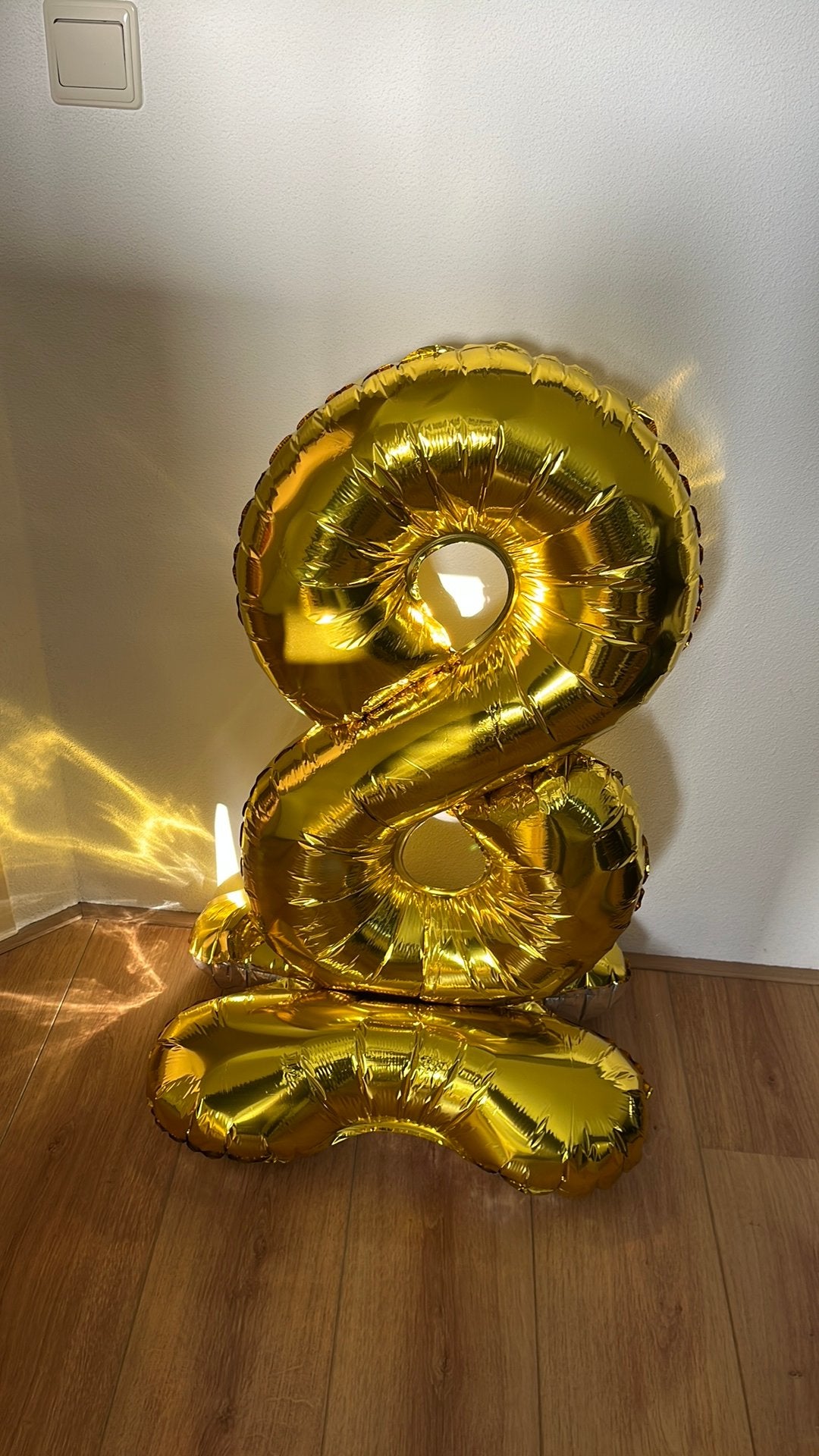 Ballon cijfer 8, Ophalen, Zo goed als nieuw, Versiering, Verjaardag