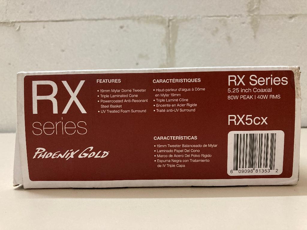 ✅ Phoenix Gold RX5CX luidspreker set 13 cm 2-weg 40watts, Ophalen of Verzenden