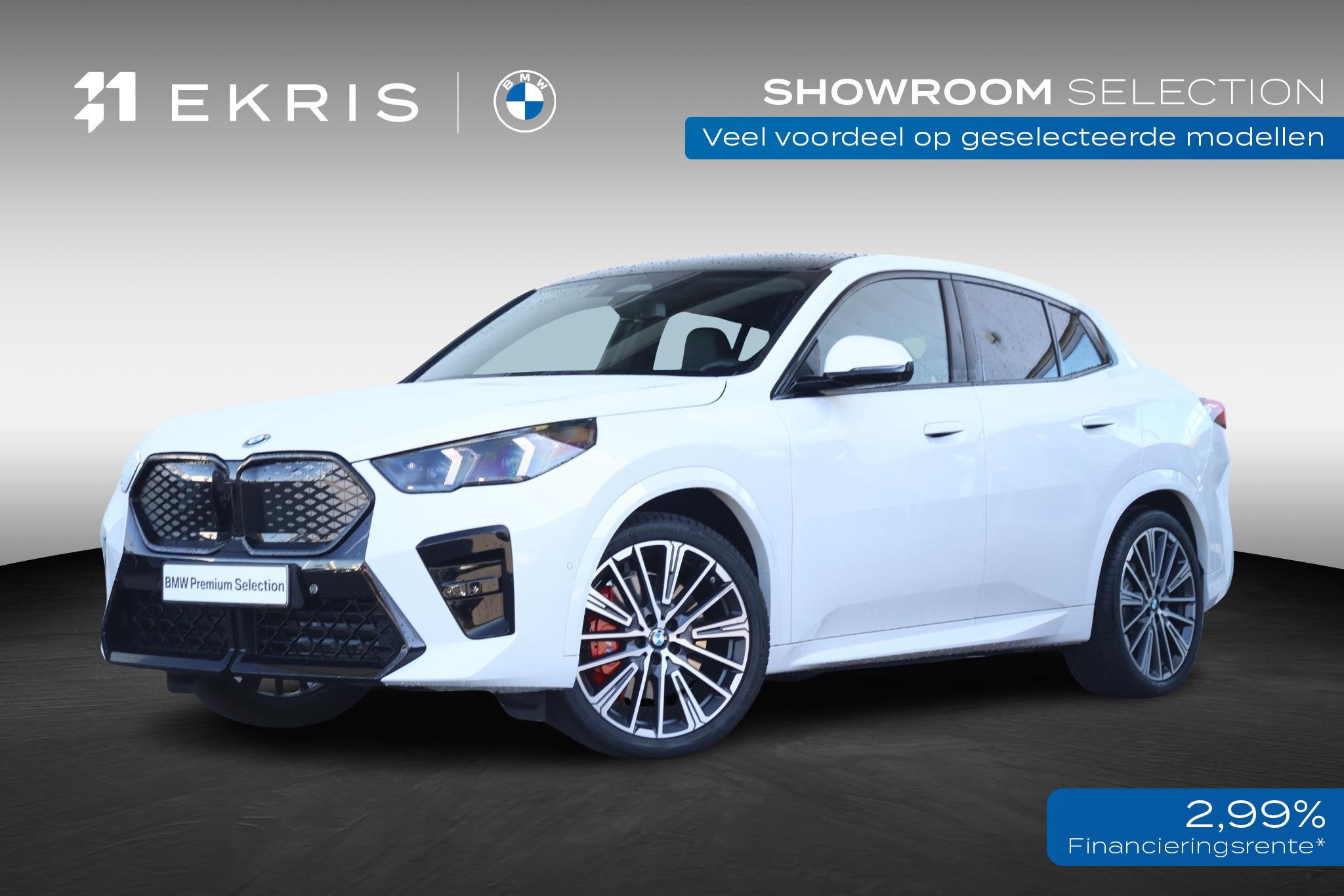 BMW iX2 eDrive20 67 kWh M Sport Edition | SoH 100% | M Sport, Auto's, IX2, Met garantie (alle), 33 min, Wit
