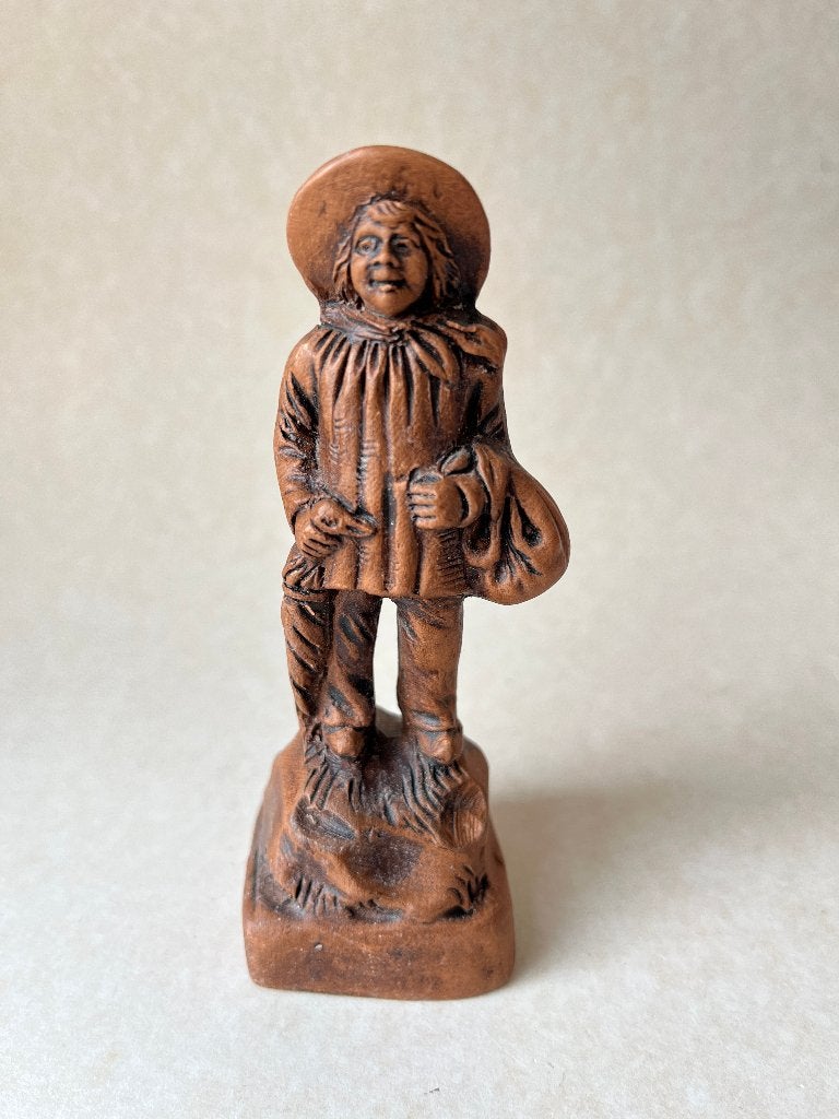 Francis lascour terracotta beeldje, Ophalen of Verzenden, Gebruikt, Mens