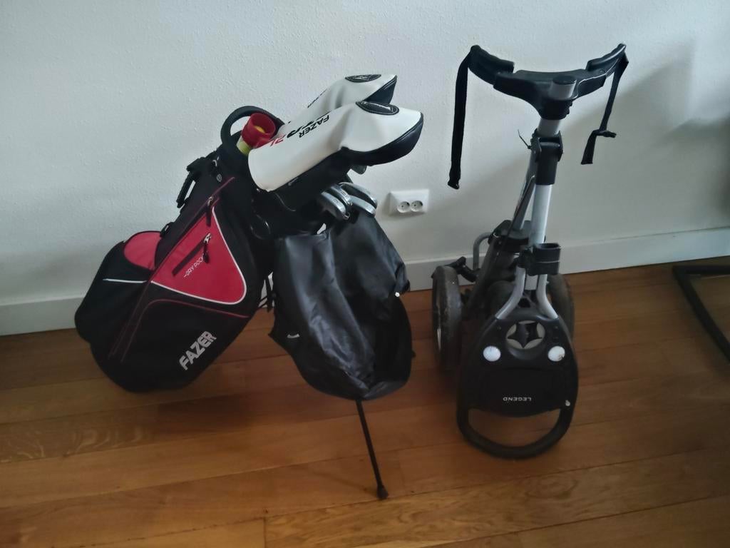 Complete golfset Fazer, Ophalen