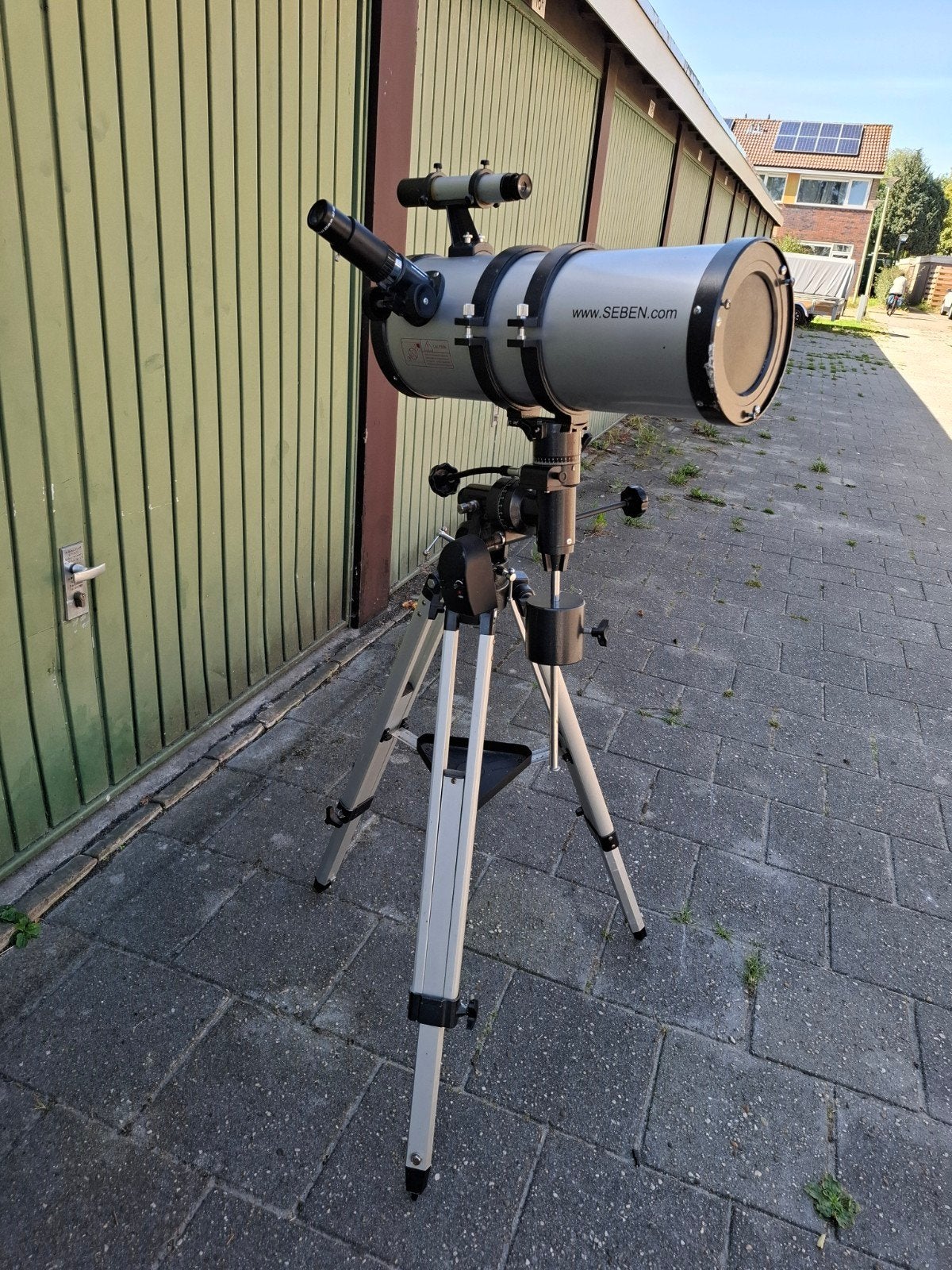 Sterrenkijker/Telescoop -Niet compleet, heeft aandacht nodig, Ophalen, 80 tot 200 mm, Met statief, Spiegeltelescoop (reflector)