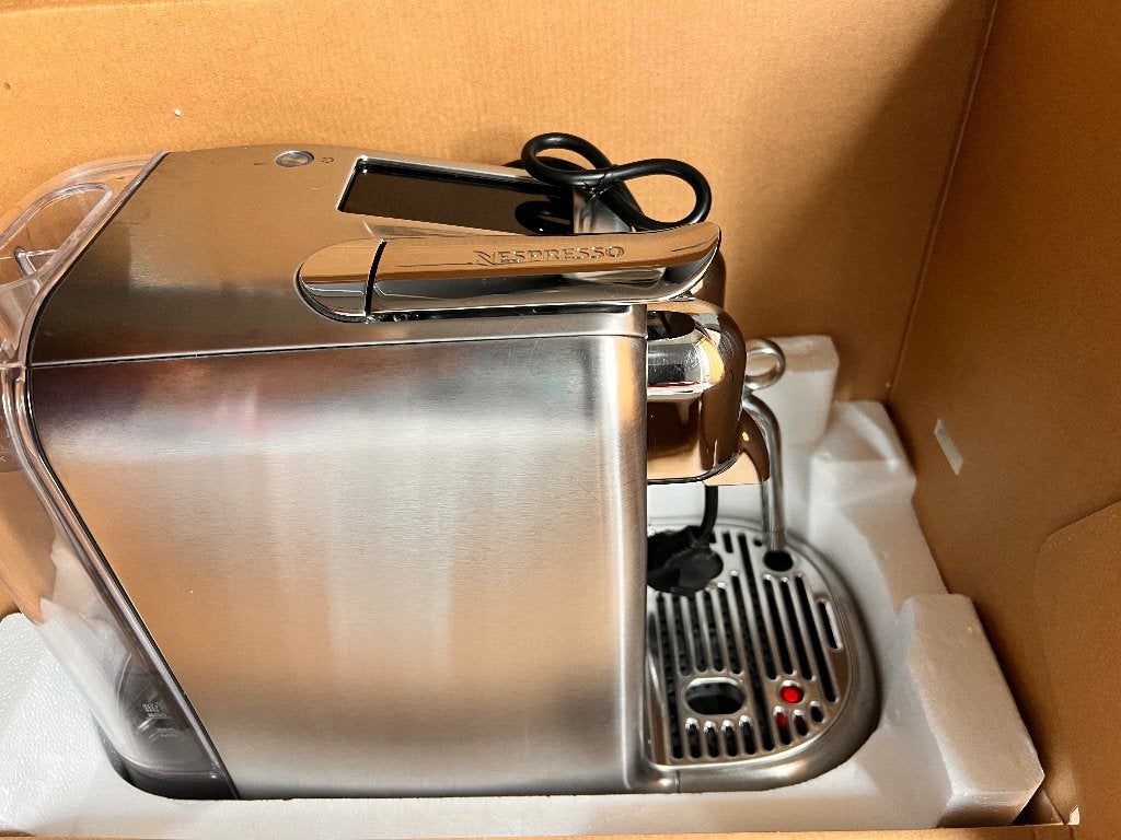 Sage Nespresso Creatista Pro – incl lade en extra’s, Ophalen, Koffiepads en cups, Gebruikt, Koffiemachine