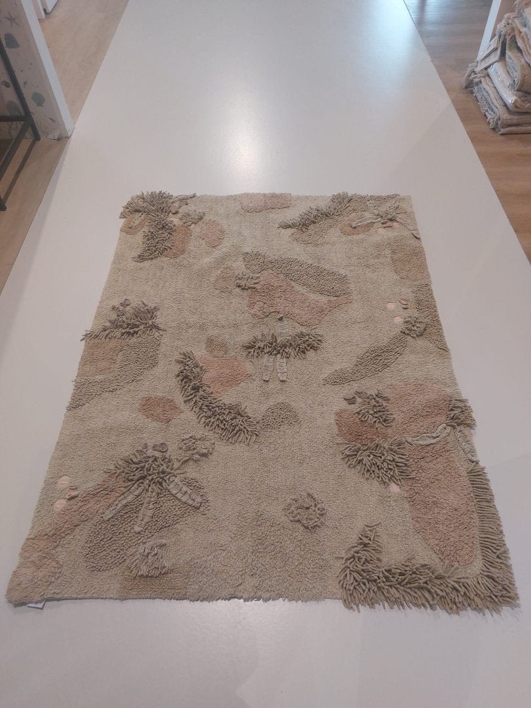 Lorena Canals Mushroom Forest Vloerkleed, 100 tot 150 cm, Nieuw, Ophalen of Verzenden, Crème