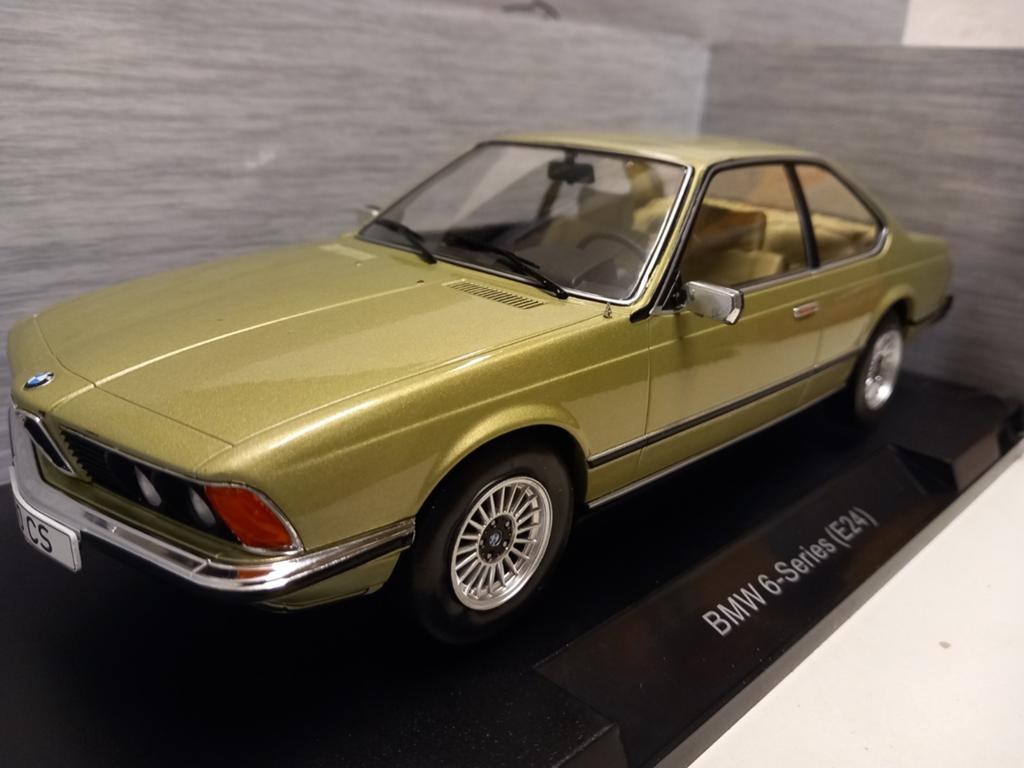 BMW 6 serie coupe E24 630 CS green metallic Mcg 1:18 KRD, Hobby en Vrije tijd, Modelauto's | 1:18, Ophalen of Verzenden, Zo goed als nieuw