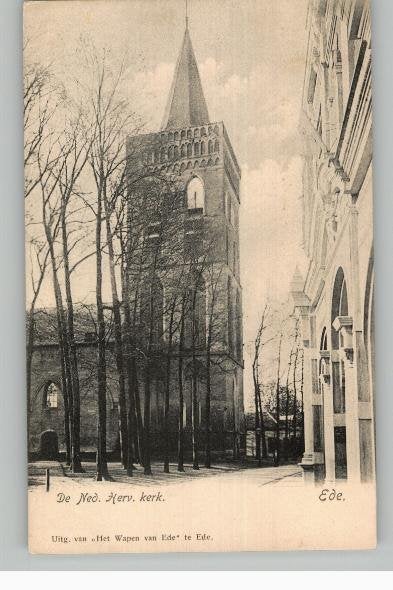 Ede Ned Herb Kerk  1902 uitg het Wapen van Ede, Verzenden, Voor 1920, Ongelopen, Gelderland