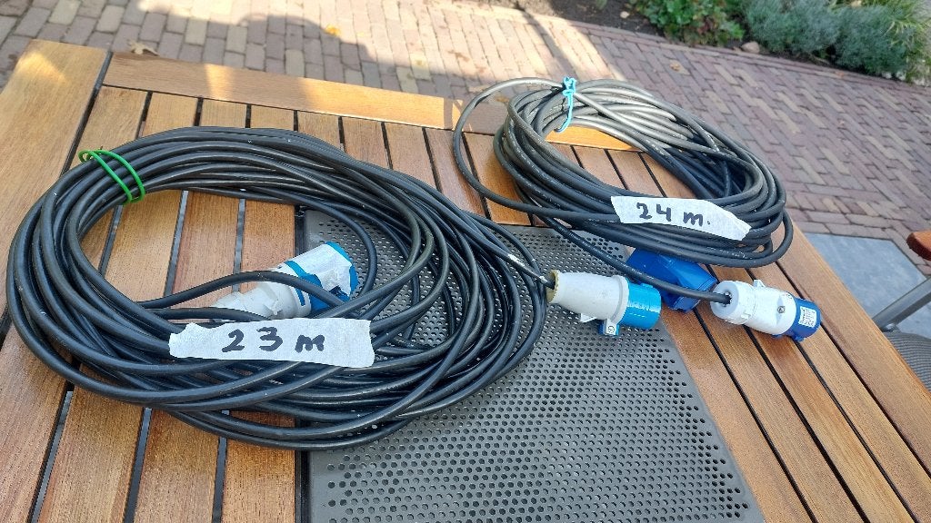 Stroomkabels caravan/camper, Ophalen, Zo goed als nieuw