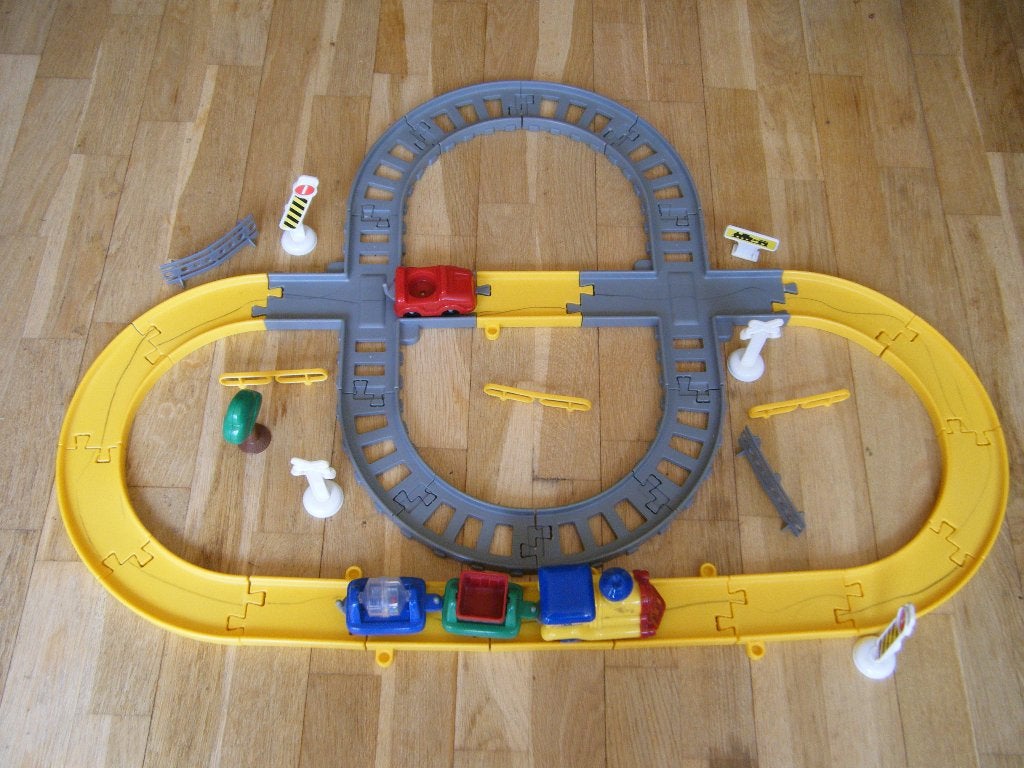 Trein met Rails, Ophalen, Zo goed als nieuw