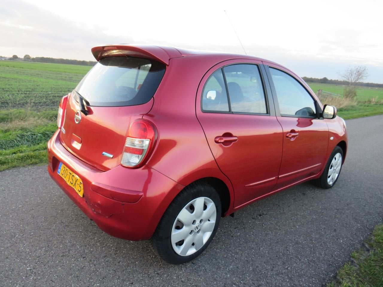 Nissan Micra 1.2 DiG-S Acenta 72kw 5drs airco 2012 parkeersc, 12 cc, Handgeschakeld, Germany@nissan-services.eu, Benzine