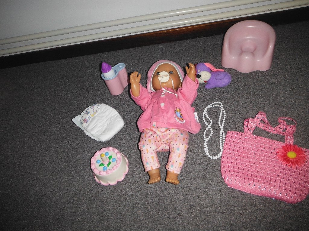 baby born is jarig met acc, Ophalen of Verzenden, Zo goed als nieuw, Babypop
