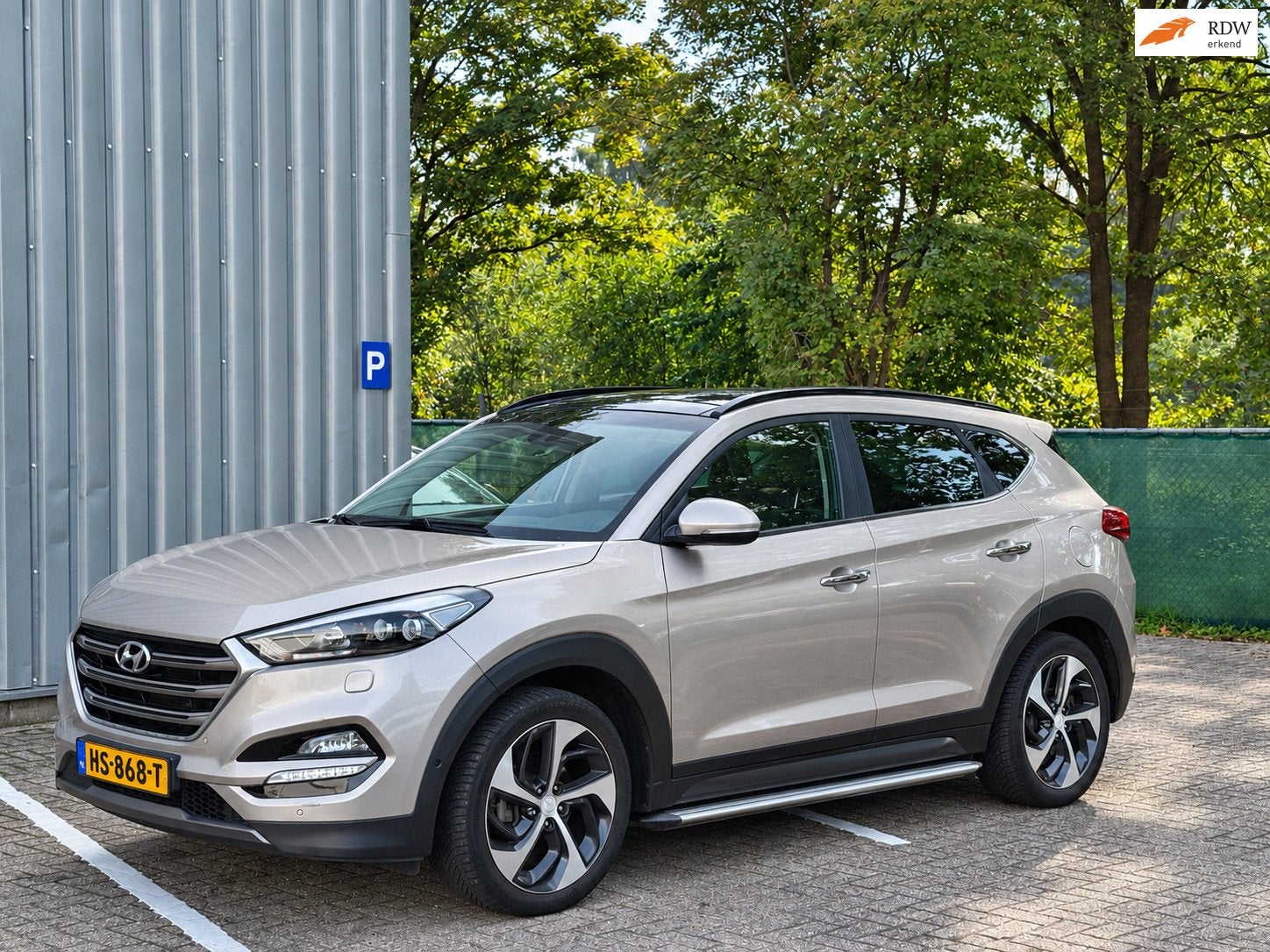 Hyundai Tucson 1.6 T-GDi Premium 4WD Stoelvent/verw/Stuurver, Auto's, Gebruikt, 4 cilinders, Bedrijf, Vierwielaandrijving