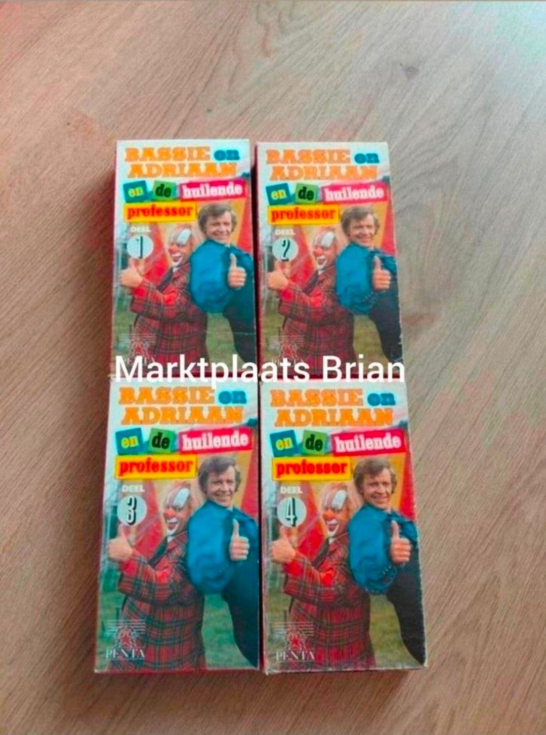 Bassie en Adriaan En de Huilende Professor penta reeks, Cd's en Dvd's, Ophalen of Verzenden, Gebruikt, Kinderprogramma of -film
