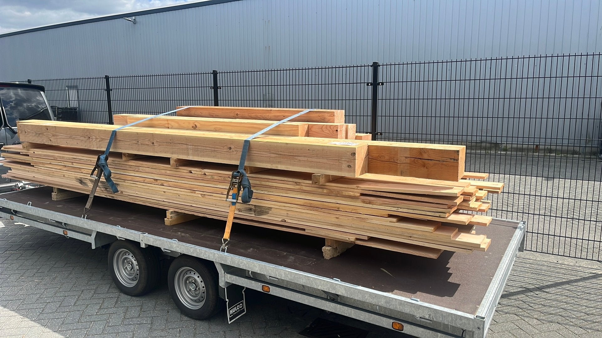 Grote partij Douglas hout - B-Keus - Alles in 1 koop!, Ophalen, Palen, Nieuw, 250 cm of meer