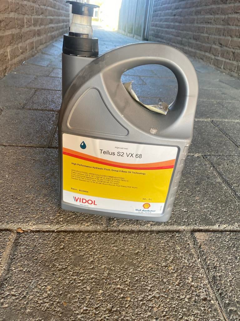 Shell Tellus S2 VX 68 Hydraulische Olie - 5 Liter 4x5liter, Ophalen of Verzenden, Nieuw, Overige automerken