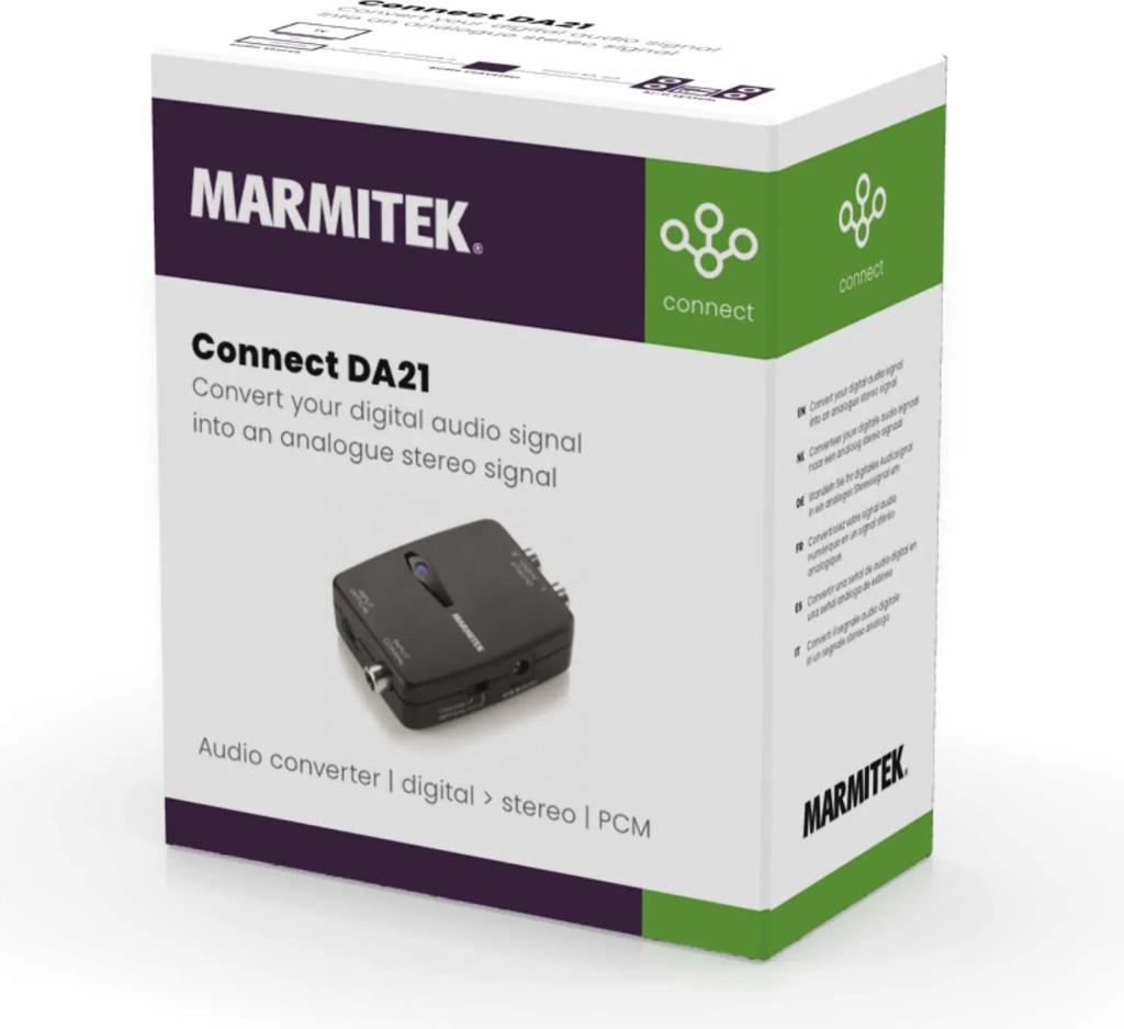 Converter van TV-geluid naar analoge versterker, Audio, Tv en Foto, Ophalen of Verzenden, Zo goed als nieuw