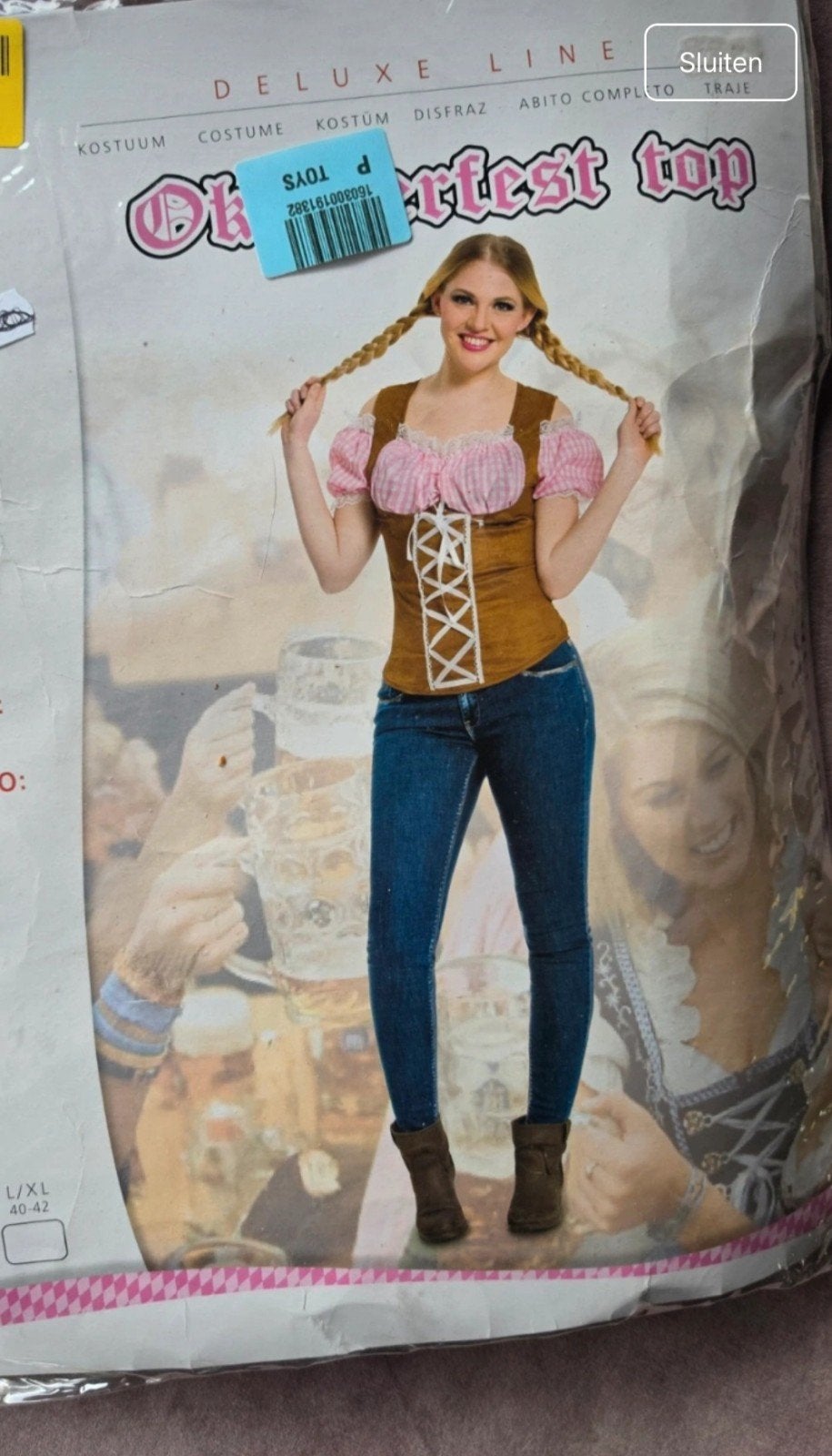 Nieuw! Oktoberfest top maat S/M, Ophalen of Verzenden, Nieuw, Carnaval