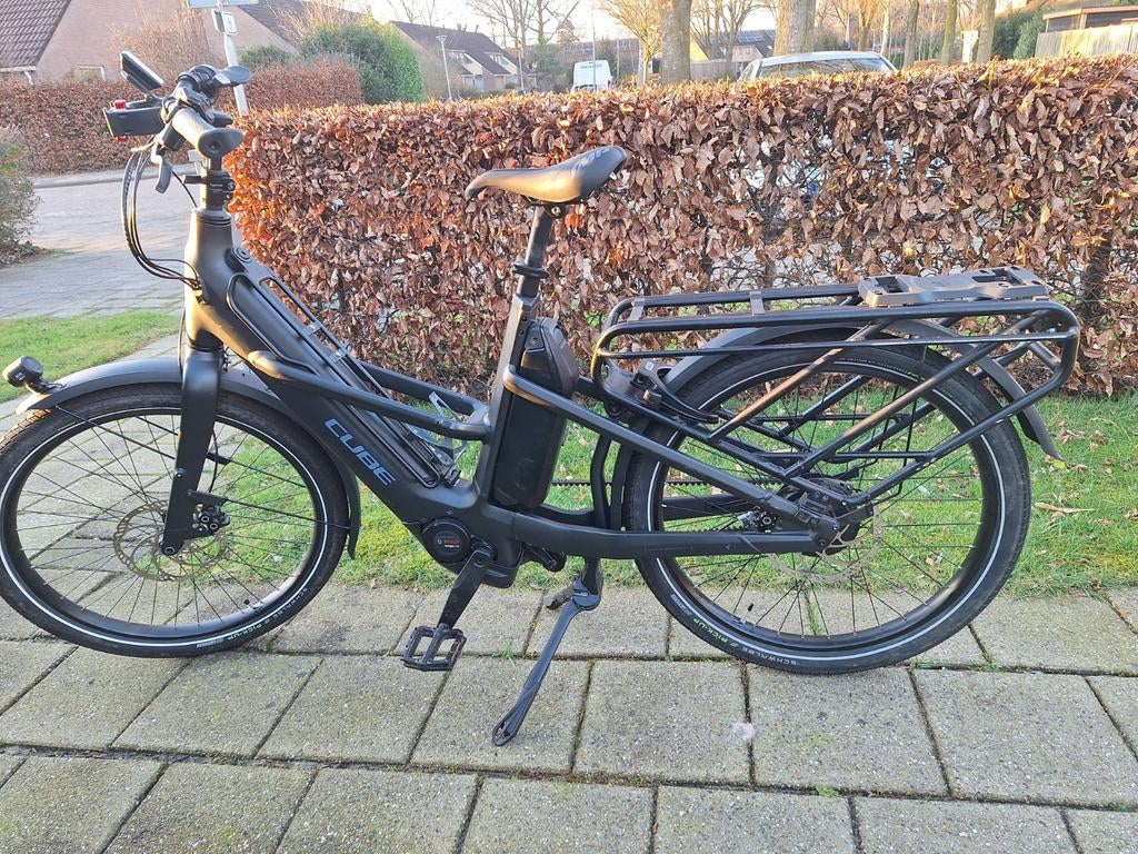 Cube Longtail Hybrid - Zgoh, 725Wh accu, 2880 km, riem., Fietsen en Brommers, Elektrische fietsen, Ophalen, Zo goed als nieuw