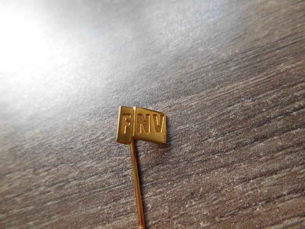 Gouden FNV speld, Ophalen of Verzenden, Nieuw, Overige onderwerpen, Speldje of Pin