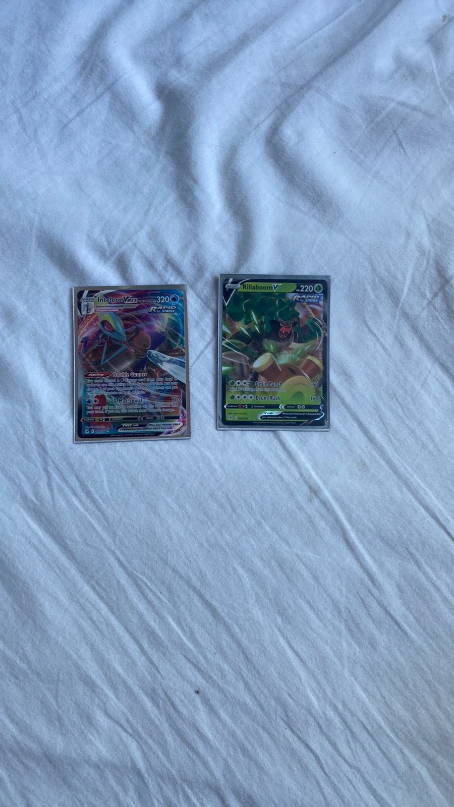 Pokemonkaarten+leuke tin, Verzenden, Gebruikt, Meerdere kaarten, Foil