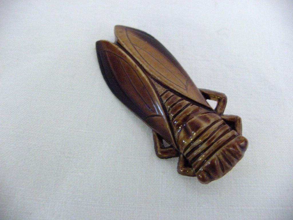 art deco cicade broche, Ophalen of Verzenden, Overige materialen, Broche