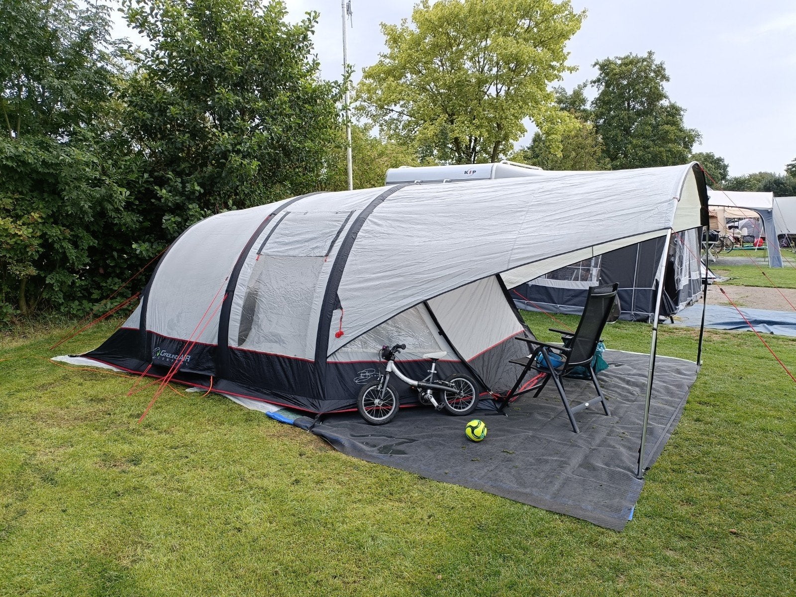 Bardani Airwolf 300 opblaasbare tunneltent, Ophalen, Gebruikt, Tot en met 4