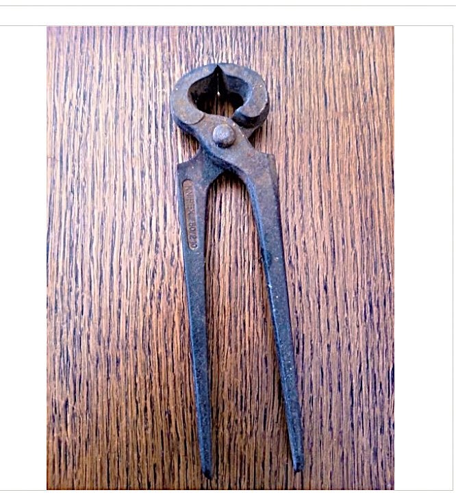 original antiek knipex 50/210 metalen nijptang-lengte 21 cm, Antiek en Kunst, Antiek | Gereedschap en Instrumenten, Ophalen of Verzenden