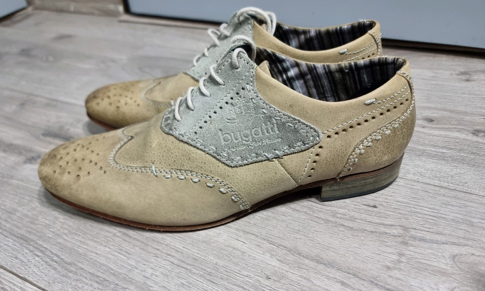 Heren leren nette schoenen Bugatti, maat 40 (PC6), Ophalen of Verzenden, Zo goed als nieuw, Bruin