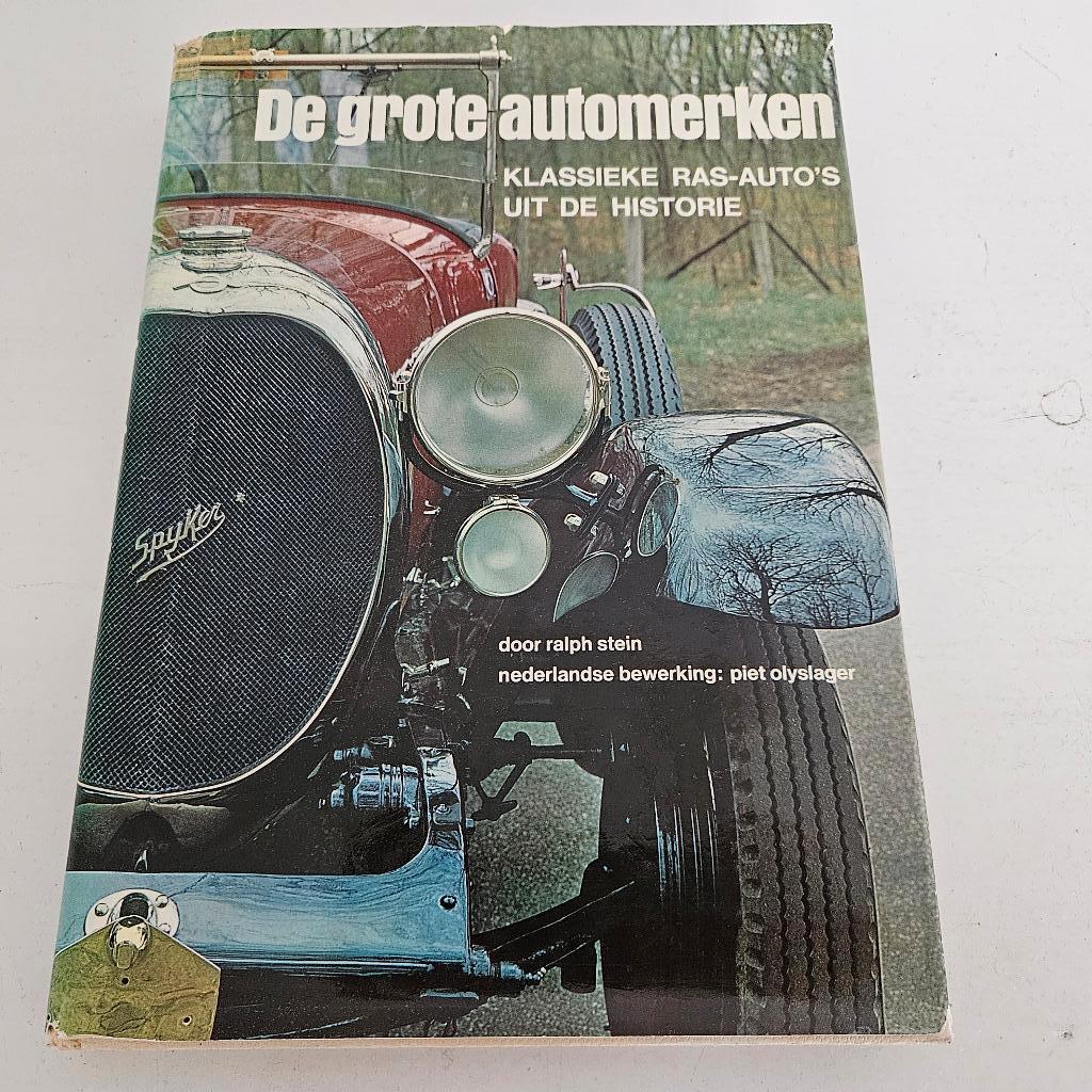 DE GROTE AUTOMERKEN, klassieke ras-auto's uit de historie, Boeken, Auto's | Boeken, Gelezen, Algemeen, Ophalen of Verzenden, P. Olyslager