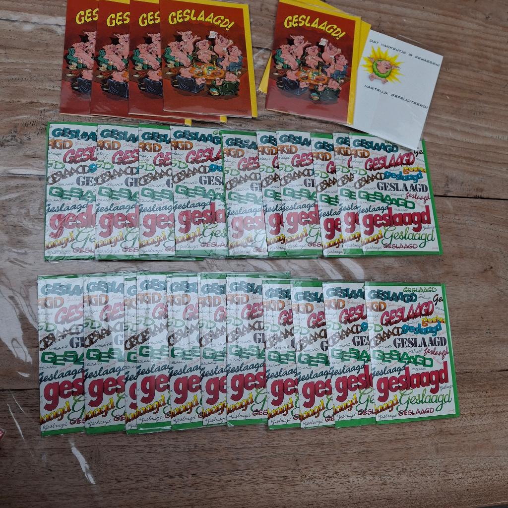 wenskaarten Geslaagd, Diversen, Ophalen of Verzenden, Nieuw