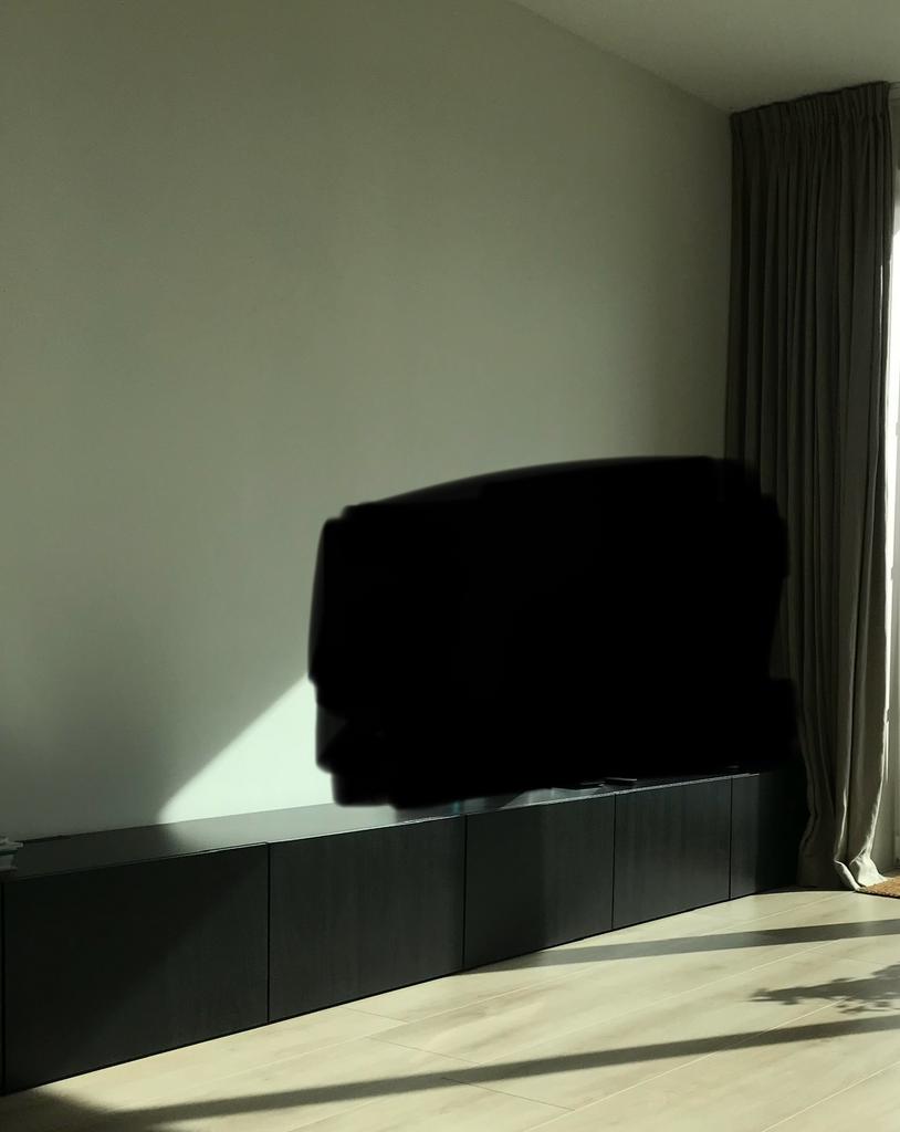 2x Ikea Besta tv meubel zwartbruin, Ophalen, Besta, Overige kleuren, Zo goed als nieuw