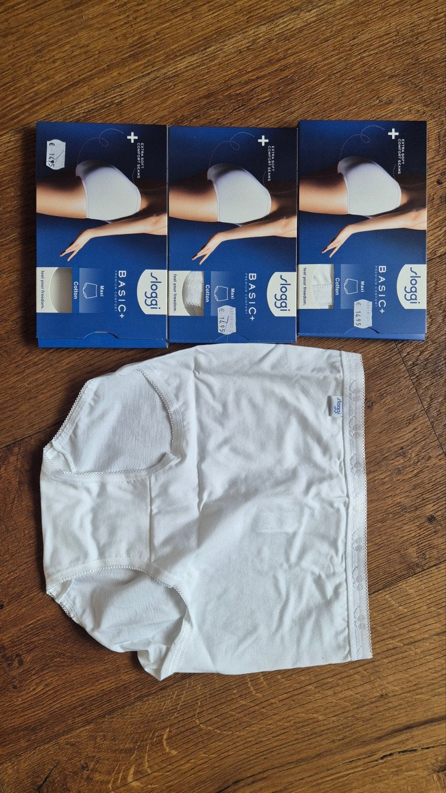 3x nieuw witte sloggi basic 42, Kleding | Dames, Ondergoed en Lingerie, Sloggi, Ophalen of Verzenden, Wit, Slip