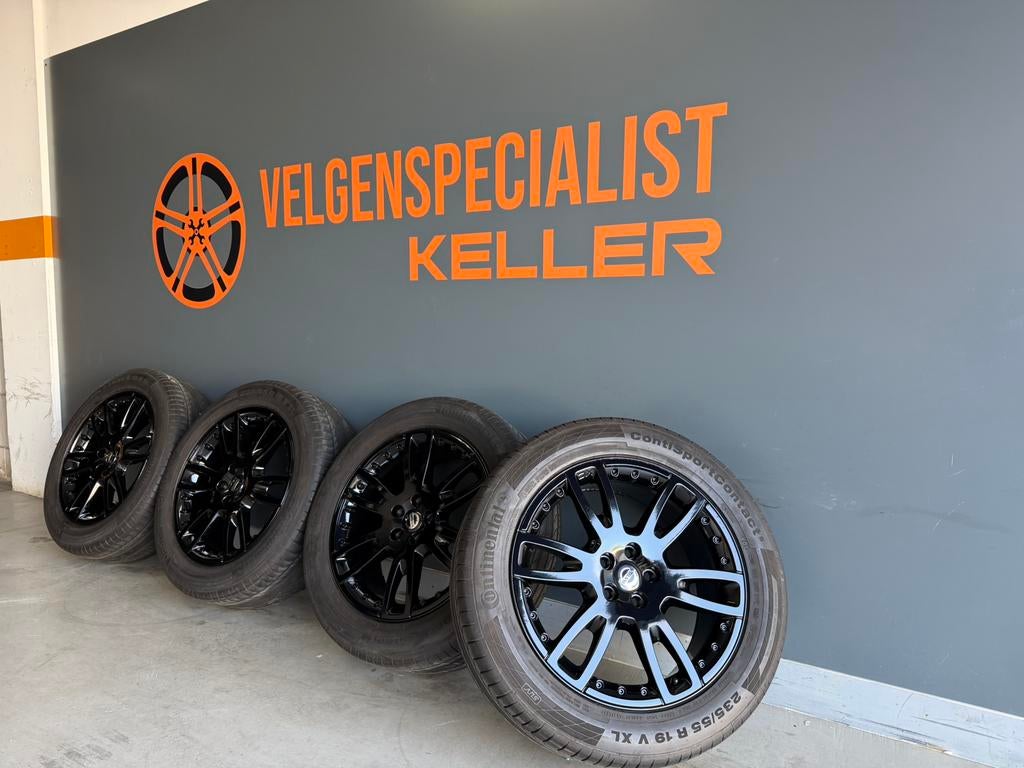 Volvo Xc60 Achilles 19 inch velgen Orig. 5x108 Conti Zomer, Auto-onderdelen, Banden en Velgen, 19 inch, Banden en Velgen, Ophalen of Verzenden