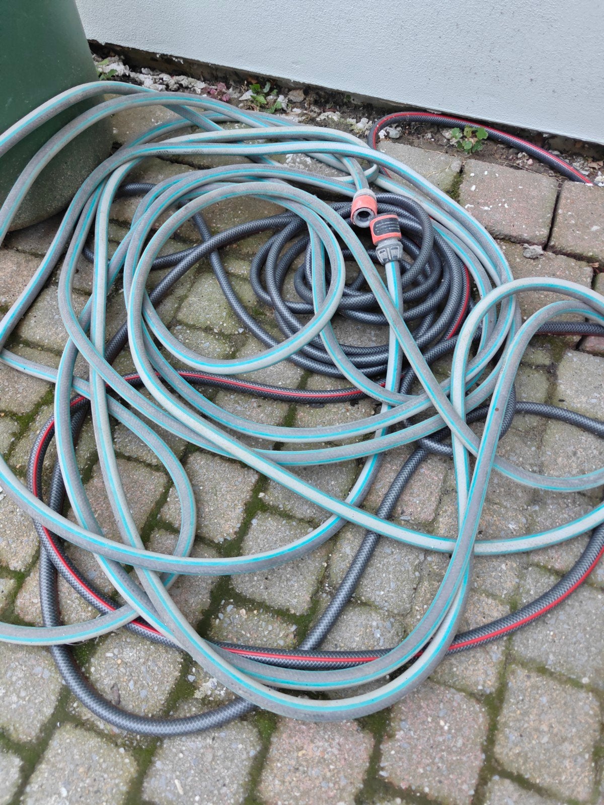 Twee gebruikte tuinslangen, Ophalen, Gebruikt, Tuinslang