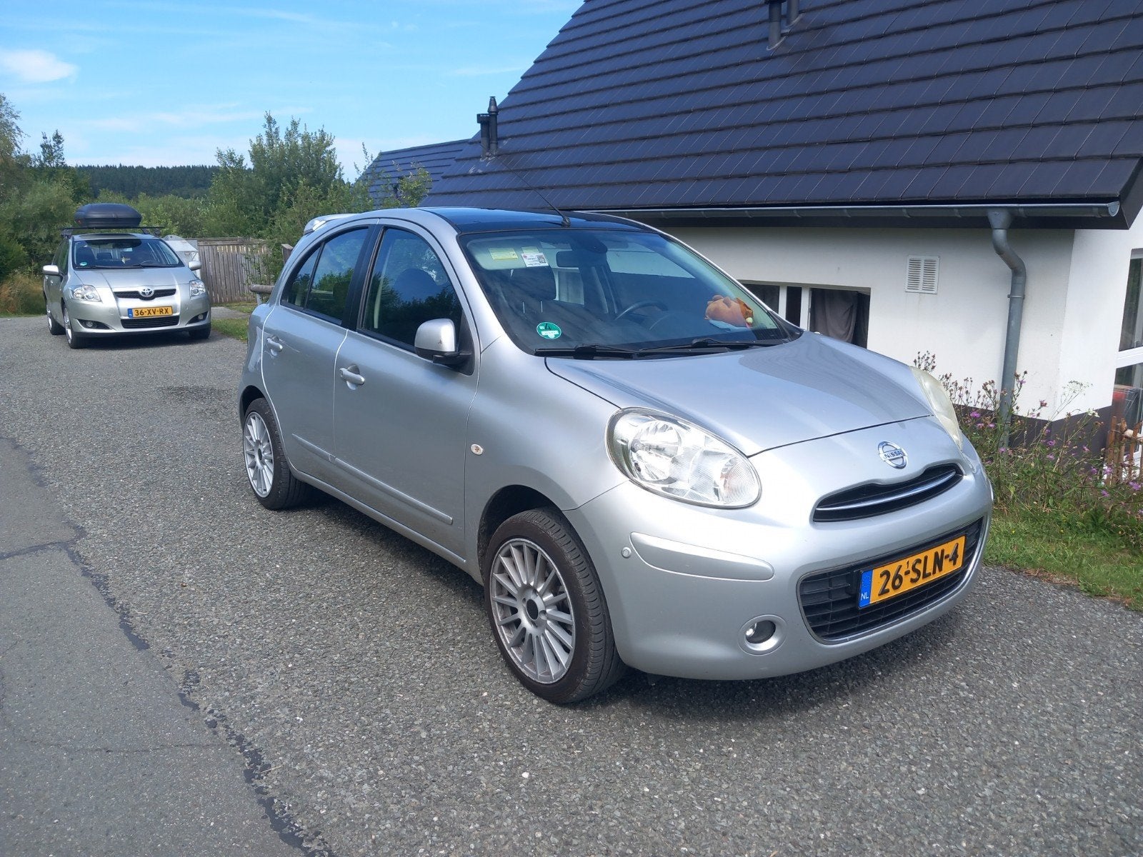 Nissan Micra 1.2 59KW 5DR 2011 Grijs, Auto's, Voorwielaandrijving, Stof, 1198 cc, Origineel Nederlands