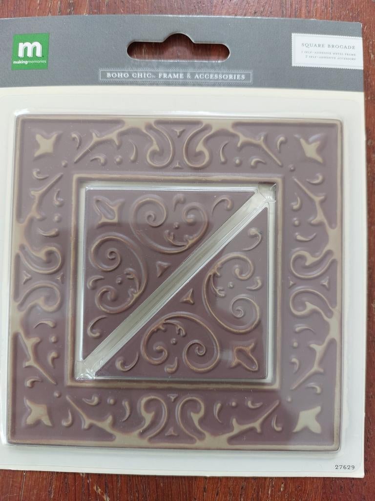 Making Memories Boho Chic Square Brocade Frame, Ophalen of Verzenden