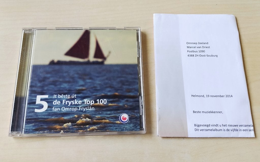 It Beste ut De Fryske Top 100 Vol 5 CD Omrop Fryslan, Cd's en Dvd's, Ophalen of Verzenden, Zo goed als nieuw, Streekmuziek