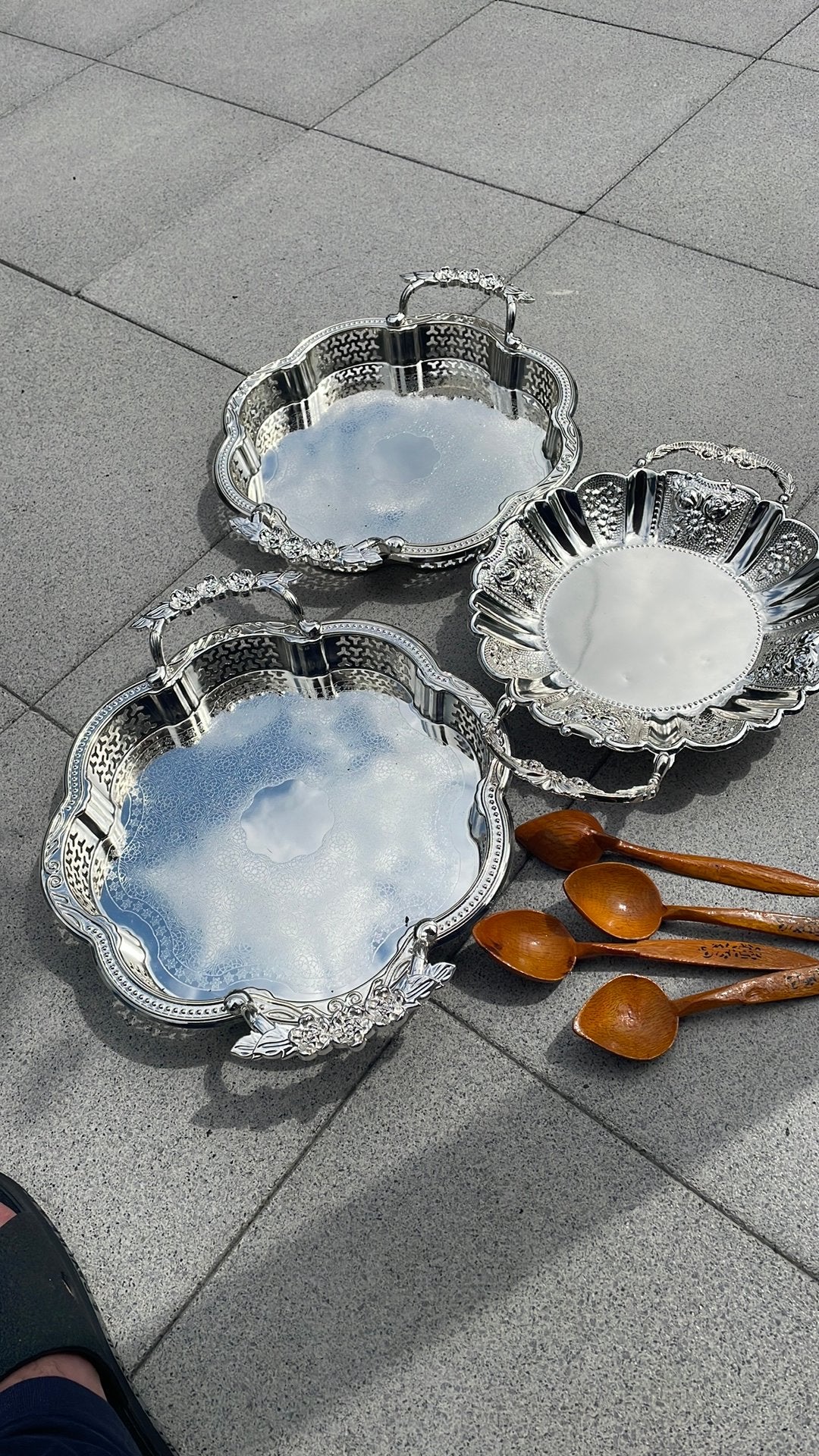Serveer borden, Antiek en Kunst, Ophalen of Verzenden