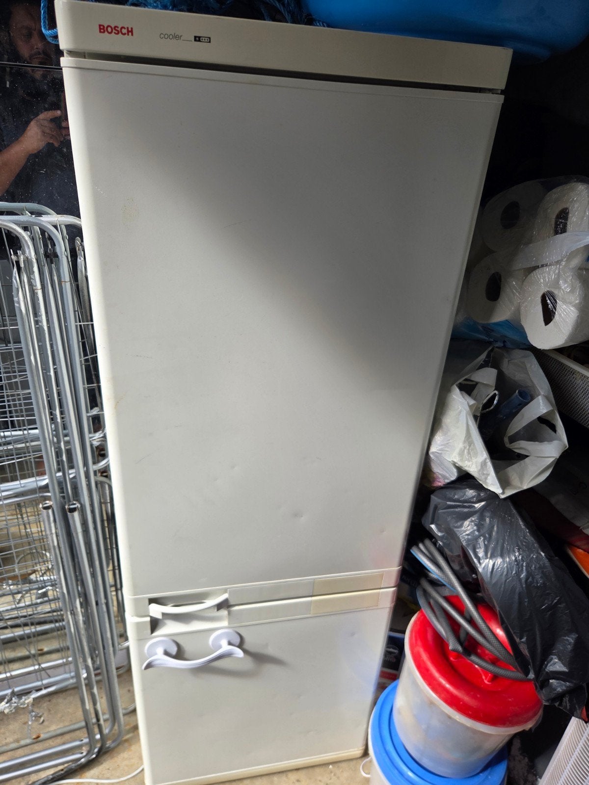 Goed werkende koelkast, 150 tot 200 liter, Gebruikt, Met aparte vriezer, 45 tot 60 cm