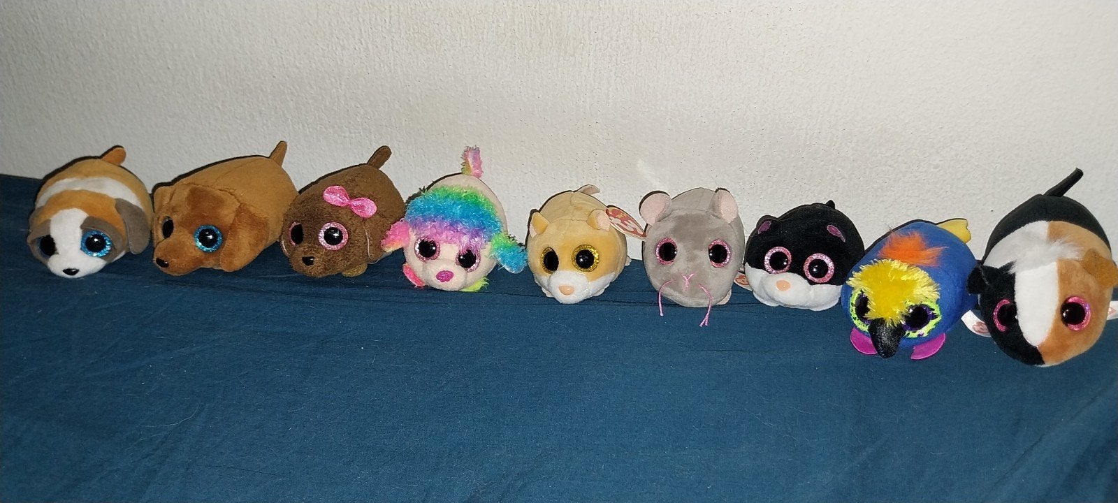 Ty Beanie Boos knuffels - Diverse dieren, Kinderen en Baby's, Overige karakters, Zo goed als nieuw, Korrelvulling, Klein (minder dan 20 cm)